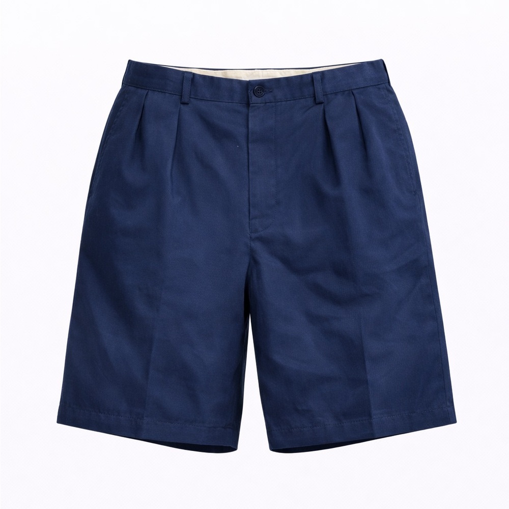 Vintage Polo Ralph Lauren Men’s Golf Pleated Shorts Navy Blue Size 37